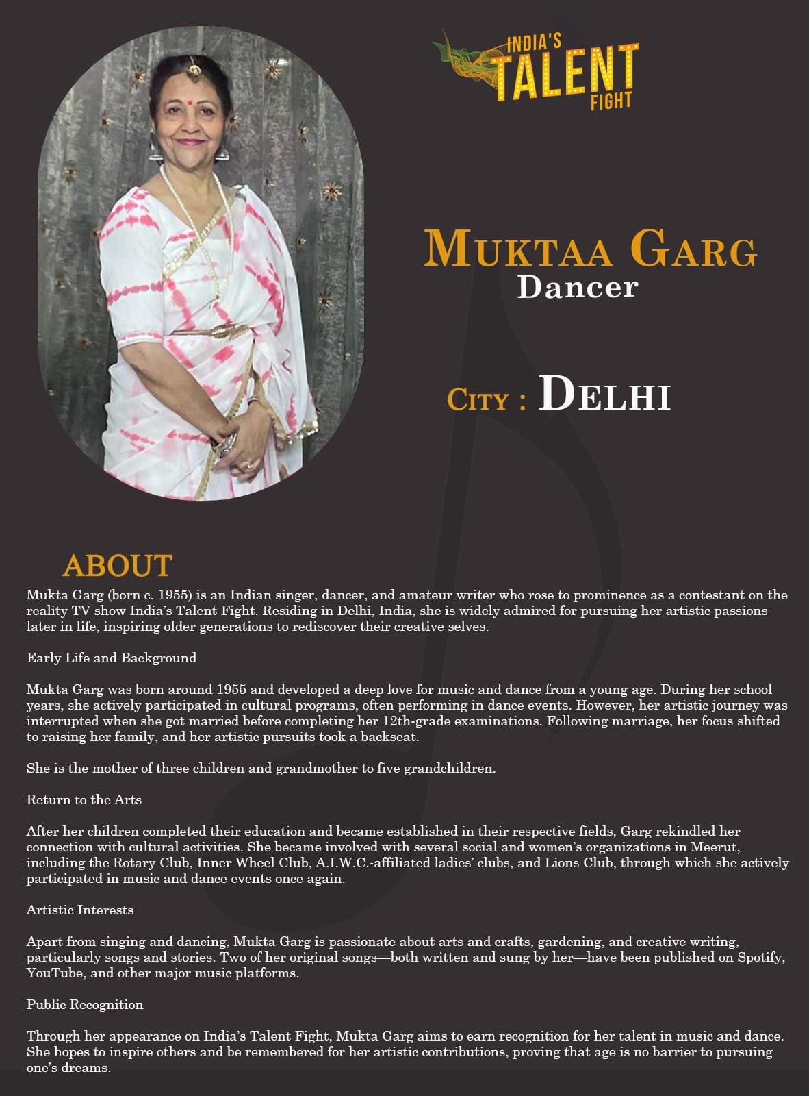 Muktaa Garg portrait